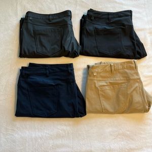 Lululemon Men’s ABC Classic-Fit Pants. Obsidian. 42” waist, 34” long.